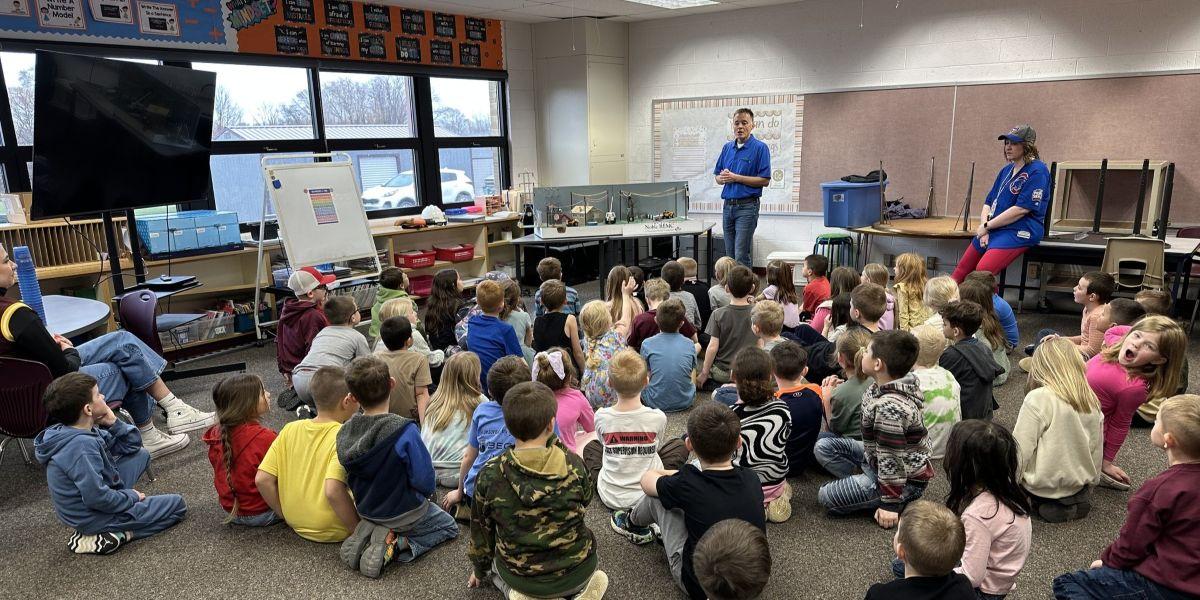 Safety demo at school